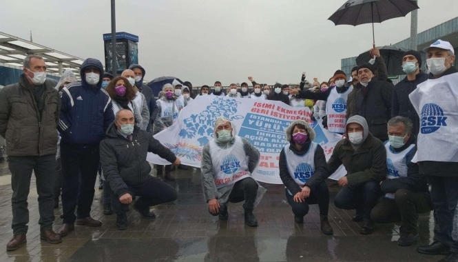 KESK'ten Ankara yürüyüşü! Kortej bugün Bursa'daydı