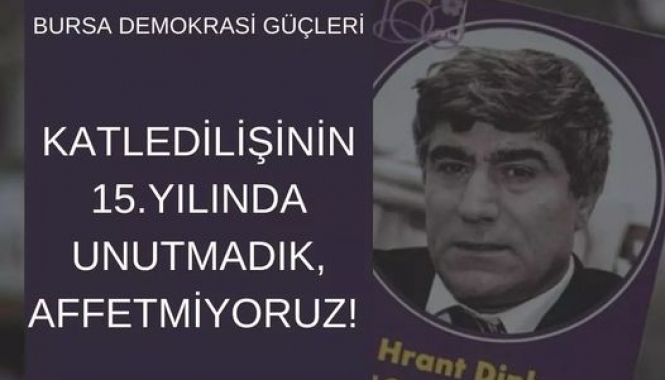 HRANT DİNK ANMASI