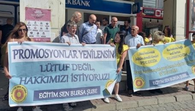 Eğitim Sen Bursa Şubesi: Banka promosyonları güncellenmeli!