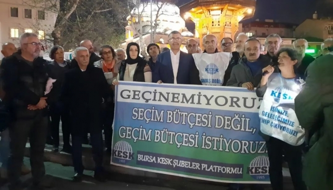 Bursa KESK Şubeler Platformu: Seçim Bütçesi Değil, Geçim Bütçesi İstiyoruz!