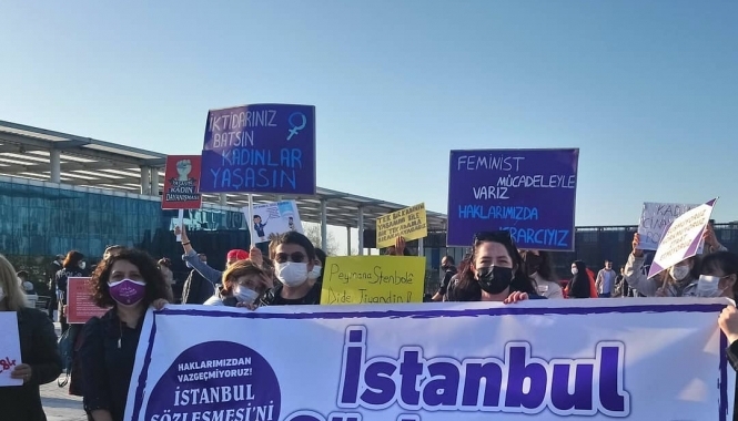 Bursa Kadın Platformu: İstanbul Sözleşmesi’nden vazgeçmiyoruz!
