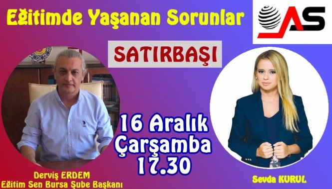 Eğitimde Yaşanan Sorunlar/AS tv canlı yayın