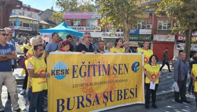 Eğitim Sen Bursa: Öğretmenlik meslek kanunu iptal edilmelidir!