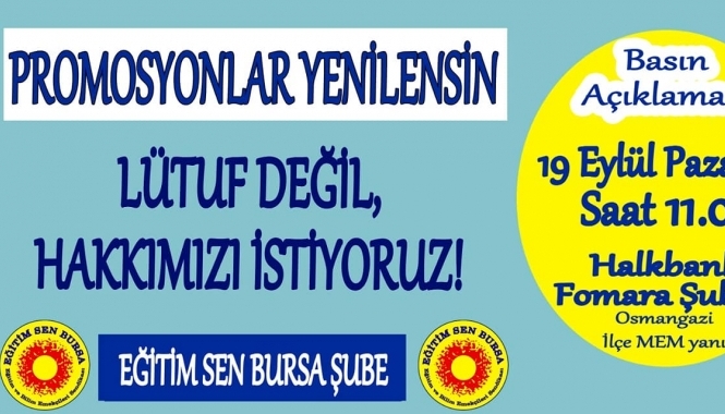 PROMOSYONLAR YENİLENSİN!