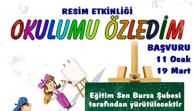 OKULUMU ÖZLEDİM/Resim yarışması