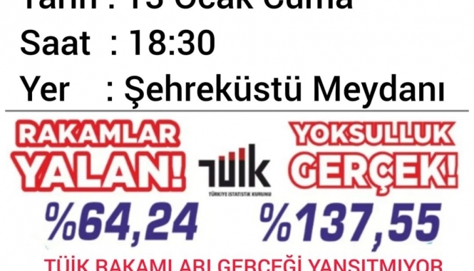 RAKAMLAR YALAN, YOKSULLUK GERÇEK!